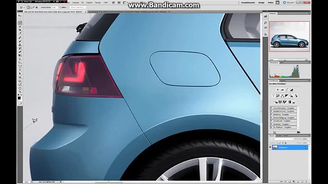 Photoshop Tutorial [HD] car tuning Auto tunen Tiefer + Felgen