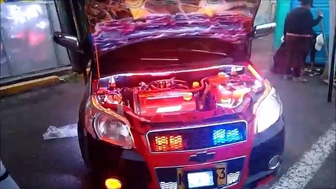 AVEO MODIFICADO TUNING CAR AUDIO BARRANQUILLA COLOMBIA