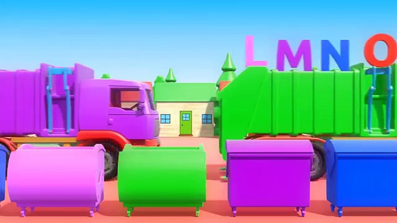 Binkie TV - Learn Alphabet - Garbage Truck Videos For Kids