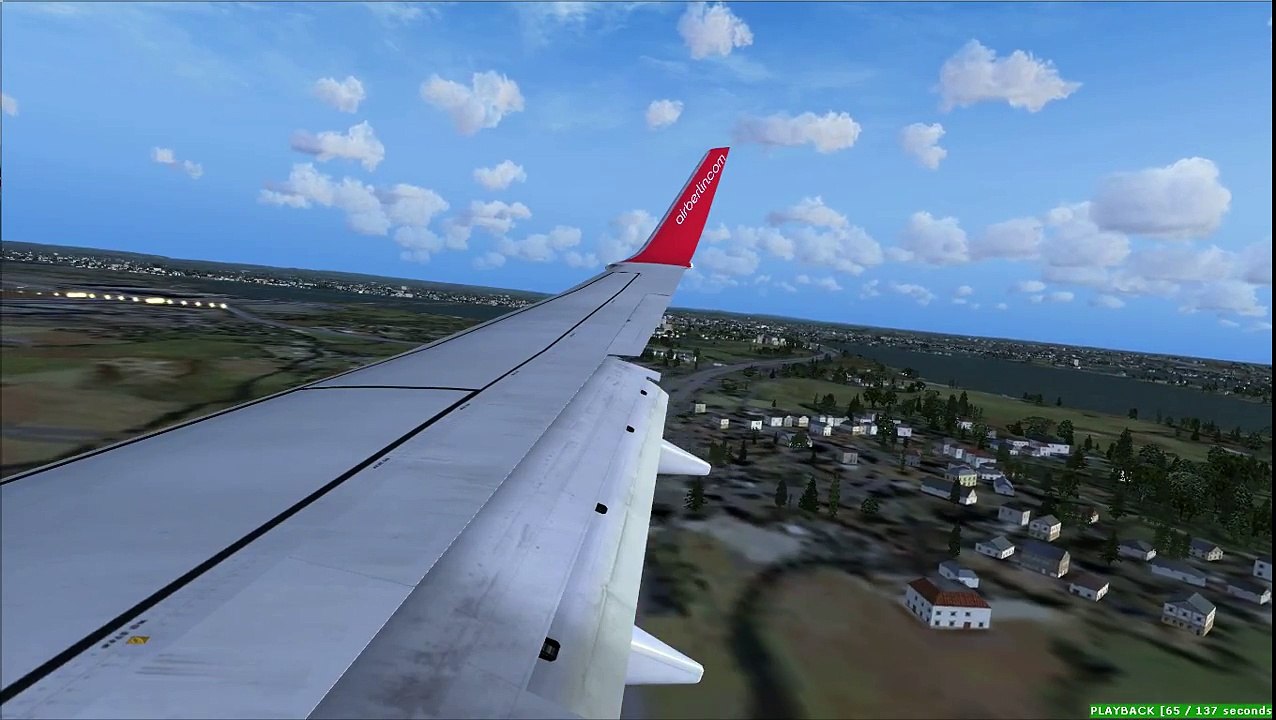 FSX Air Berlin PMDG 737 Landing @ Heathrow ( Ultra Realistic )