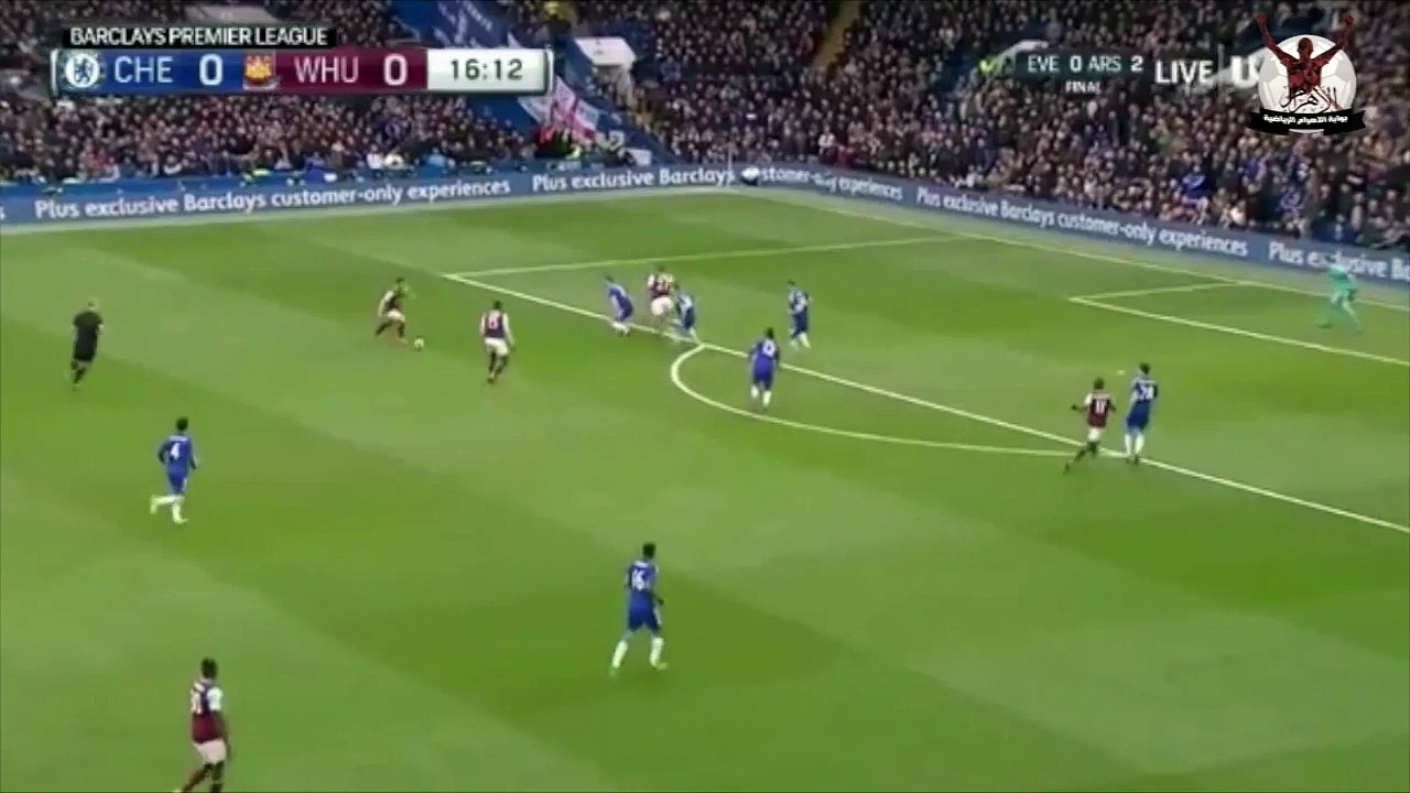 اهداف مباراة تشيلسي و ويست هام من الاسبوع 31 الدوري الانجليزي 19-3-2016