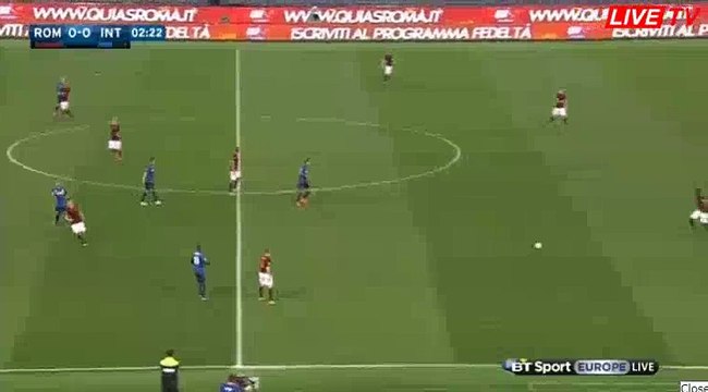 Mohamed Salah Fantastic Elastico Skills - As Roma 0-0 Inter Serie A