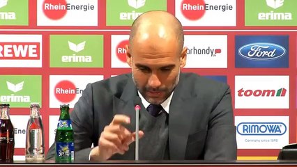 Pep Guardiola- 'Es war schwierig nach Juventus Turin' - 1. FC Köln - FC Bayern München 0-1