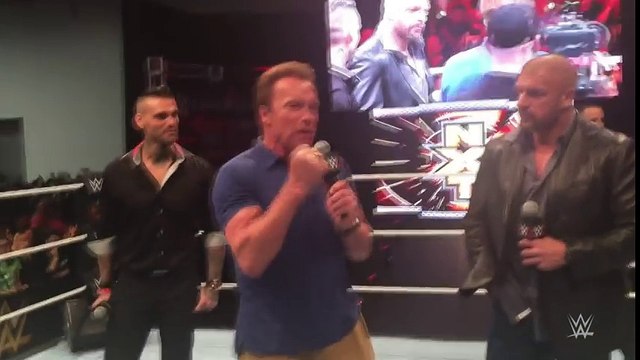 Triple H & Arnold Schwarzenegger do Q&A at Arnold Sports Festival March 5, 2016