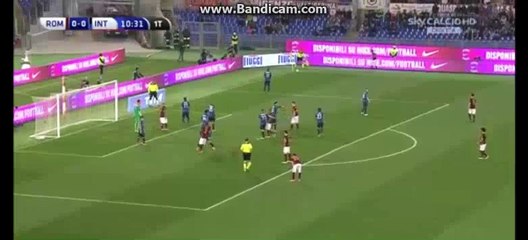 Edin Dzeko Incredible Miss -AS Roma 0-0 Inter  19-03-2016 13-03-2016
