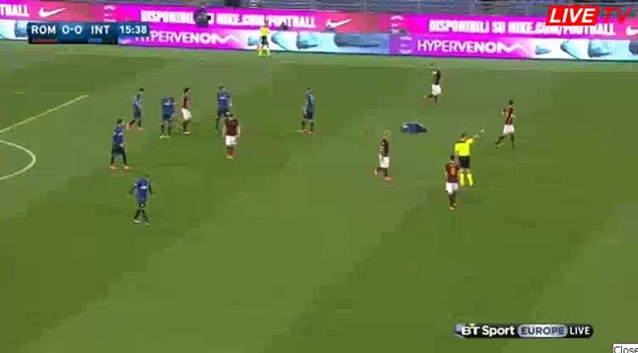 Gary Medel Gets INJURED \roma 0-0 Inter Serie A
