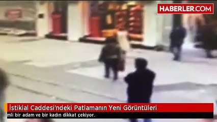 İstiklal Caddesi'ndeki Patlamanın Yeni Görüntüleri patlama anı bu allahın belalarına dikkat edin