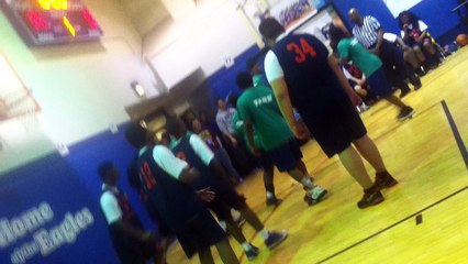 March Madness Basketball Game in school gym 2