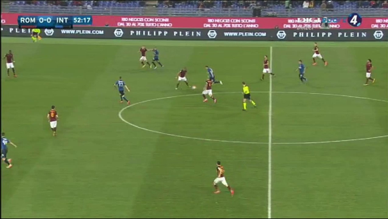 Ivan Perisic Goal - AS Roma 0-1 Inter Milano - 19.03.2016