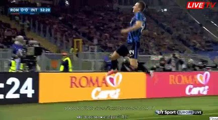 0:1 Perišić Goal | As Roma 0-1 Inter Serie A 19.03.2016 HD