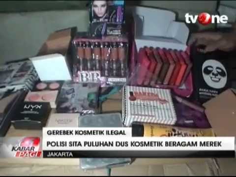 Gudang Penyimpanan Kosmetik Ilegal Digerebek