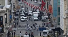 Istanbul shopping area hit by suicide bomber CCTV Video
