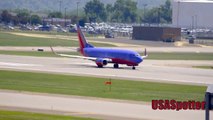 Southwest Airlines Boeing 737-3H4 (N607SW) Takeoff RWY 30L Minneapolis St. Paul INT'L Airport