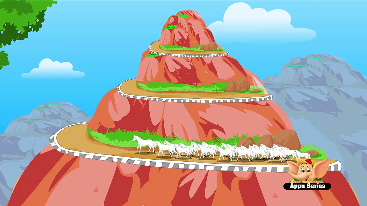 Twenty White Horses - Nursery Rhyme with Lyrics and Sing Along