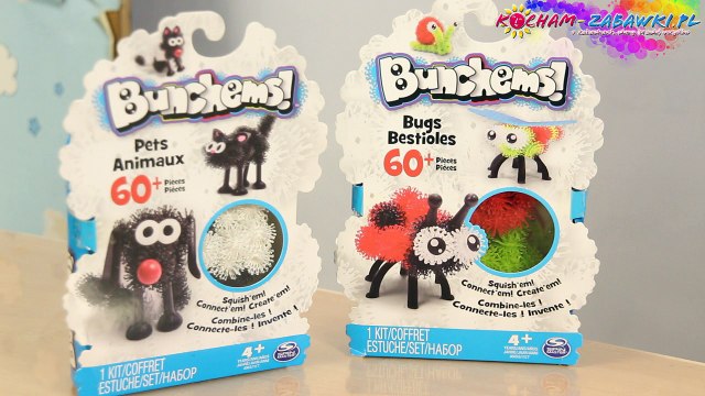 Bunchems - Sticking Balls / Kolorowe Rzepy - Pets & Bugs / Zwierzaki i Owady - 20069720 & 20069719
