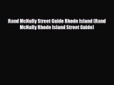 PDF Rand McNally Street Guide Rhode Island (Rand McNally Rhode Island Street Guide) Free Books