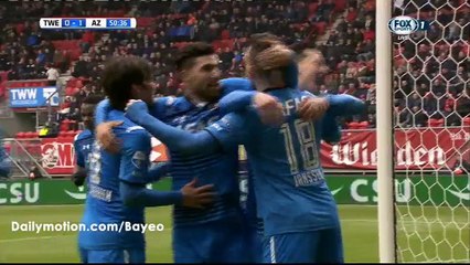 Vincent Janssen Goal HD -Twente 0-1 AZ Alkmaar - 20-03-2016
