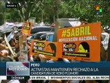 Perú: a un mes de elecciones, la crisis política se agudiza