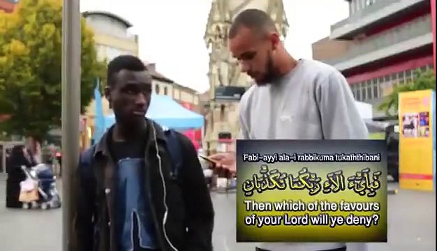 Public reaction to listening to the Holy Quran for first time