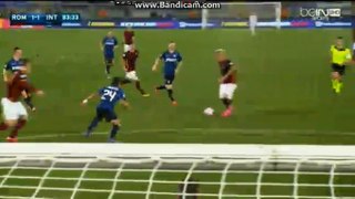 Radja Nainngolan - GOAL - Roma 1-1 Inter 19.03.2016