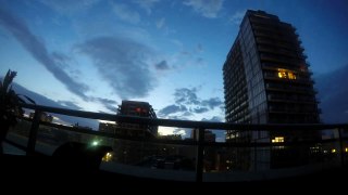 Time-lapse: A Saturday sunrise on sixth floor in downtown Toronto HD