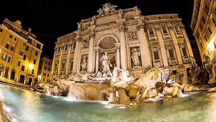 Visione notturna dei monumenti europei