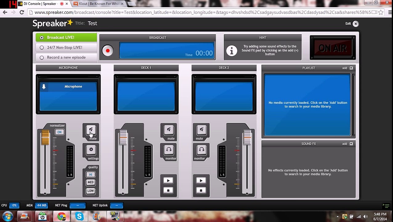 How to Use Spreaker: DJ Console