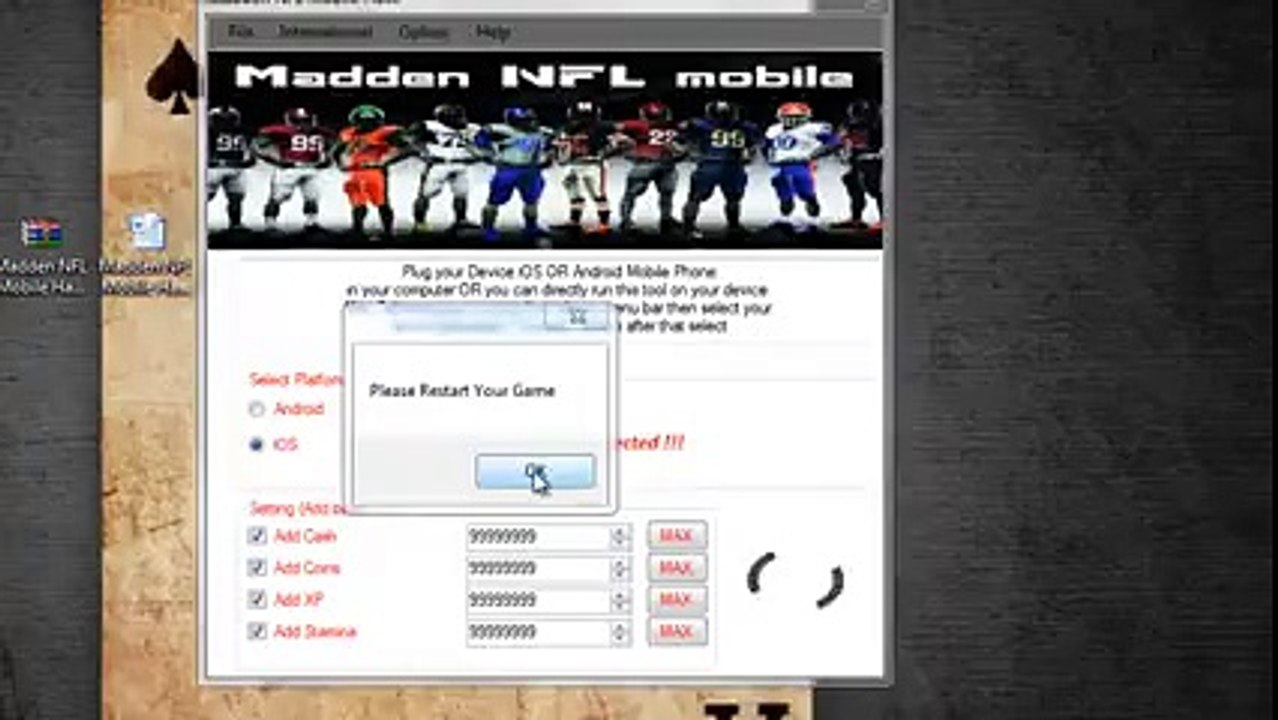 Madden NFL Mobile Coins Cash générateur Triche Outil Obtenir 100% rapide et sûre - MIS À JOUR