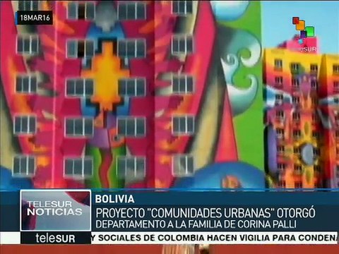 Bolivia: Comunidades Urbanas fusionan arte y vivienda social