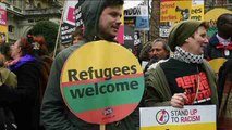 Cientos de personas denuncian en Viena y Londres el racismo y la xenofobia