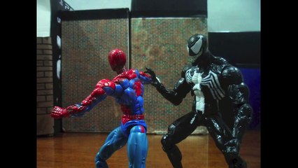 Spider-man vs Venom (STOP MOTION)