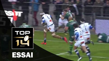 TOP 14 - Pau - Castres : 21-16 Essai Alexandre BIAS (CAS) J13 - Saison 2015/2016
