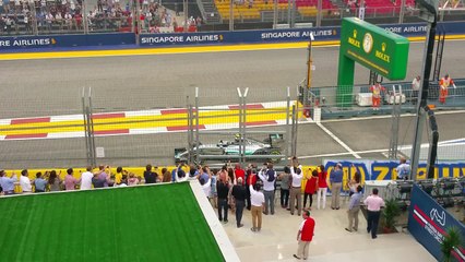 F1 2015 Singapore GP - Nico Rosberg Practice Start