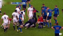 France - Angleterre : Le gros KO de Dylan Hartley