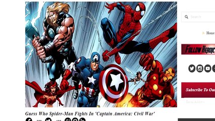 Captain America: Civil War Spider Man VS Captain America!?