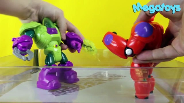 Superhero Wrestling Baymax vs Lex Luthor big hero 6 superman wwe imaginext toys new