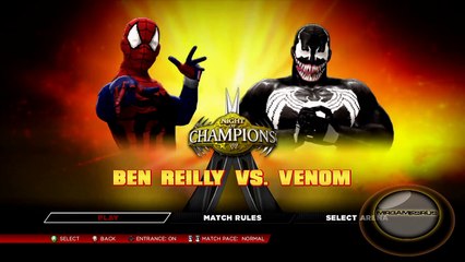 WWE 2K14 Ben Reilly Spider-Man vs Venom- HD