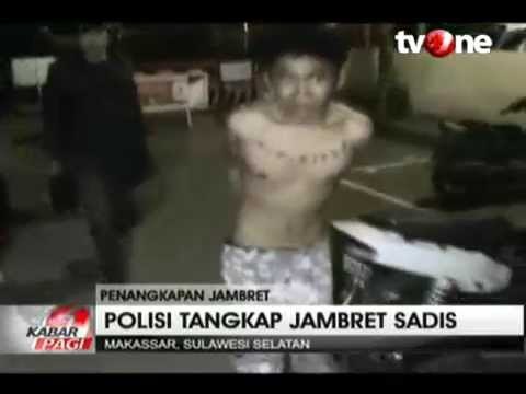 Polisi Tangkap Jambret Sadis di Makassar
