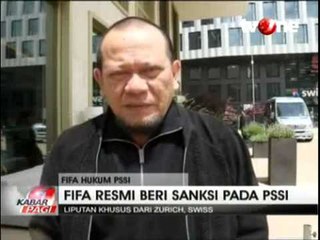 FIFA Resmi Beri Sanksi pada PSSI