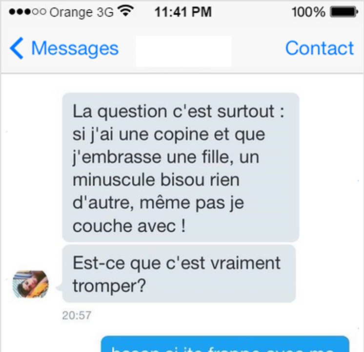 AVOUER TROMPER TAPER !!! MDR