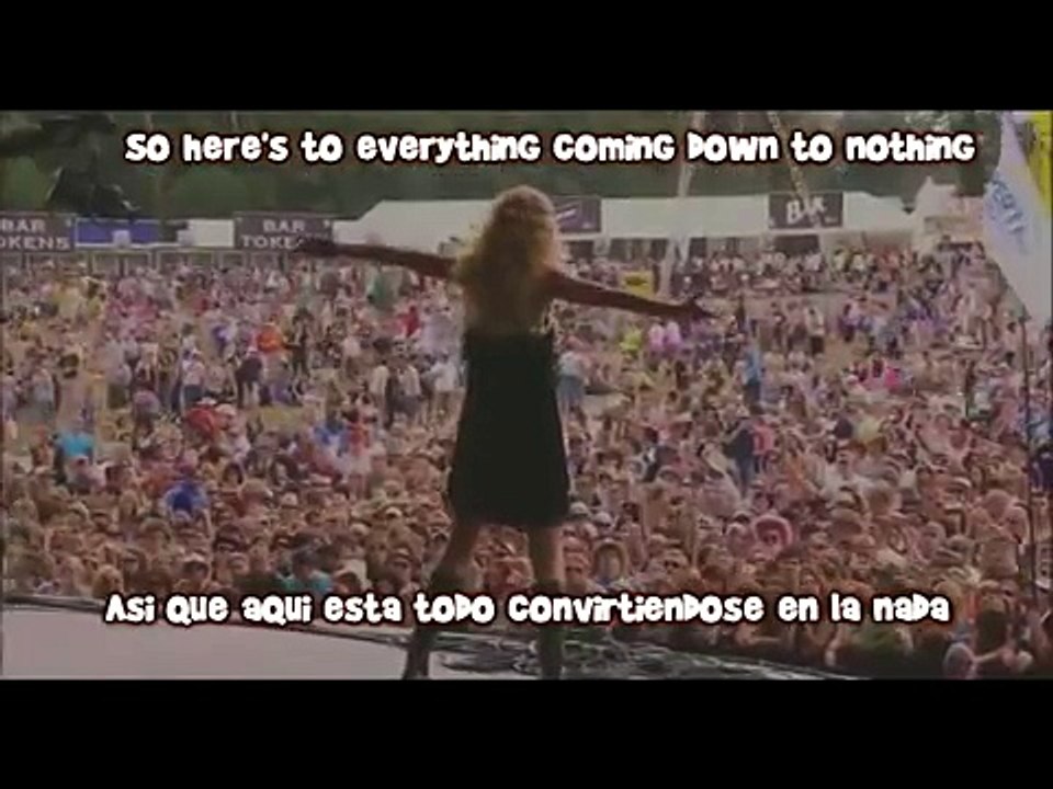 Taylor Swift - Forever and Always LIVE (Subtitulos en ingles y en español)