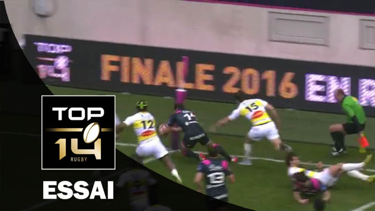 TOP 14 - Stade Français - La Rochelle : 33-20 - Essai Julien ARIAS (PAR) - J13 - Saison 2015/2016