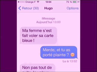 Sa femme s'est fait voler sa carte bleue