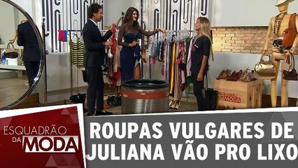 Roupas de Juliana Coca vão para o lixo