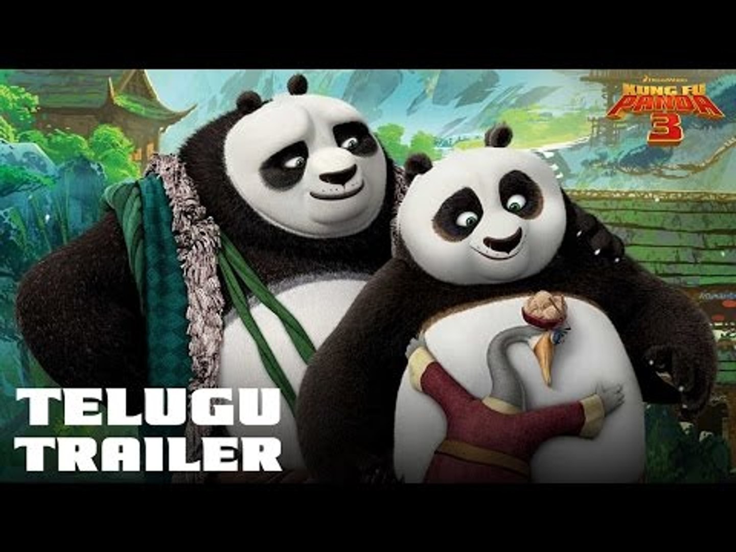 Kung Fu Panda 3 | Official Telugu Trailer | Releasing April 1 - video  Dailymotion