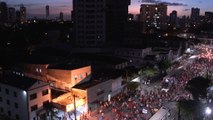 Protesters hit the streets in Brazil