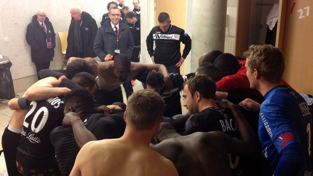 J31 REIMS-EAG 0-1 Joie vestiaire à reims