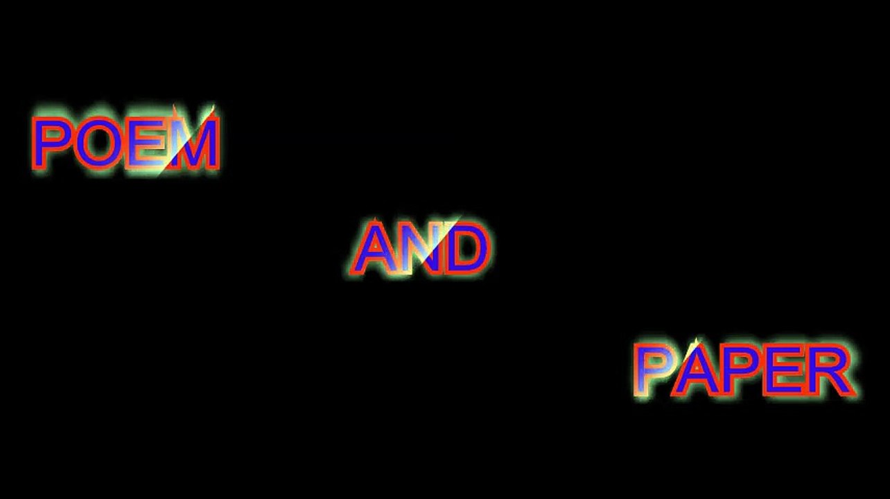 1. Poem And Paper