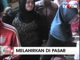 Seorang Wanita Melahirkan di Bawah Tangga Pasar Tanah Abang