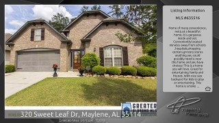 320 Sweet Leaf Dr, Maylene, AL 35114